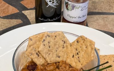 Chili with Hot Harissa and Serrano Honey Vinegar