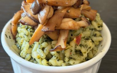 Sautéed Mushrooms With Risotto