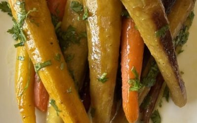 Oven-Roasted Carrots with Lemon Sauce