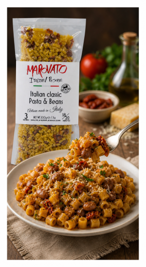 Marovato One Pot Meal - Italian Classic Pasta & Beans